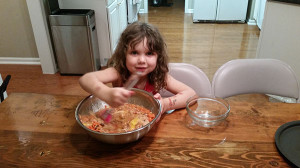 The Chef hard at work