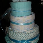 Mesha made a diaper cake!