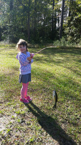 Miabella's First Fish
